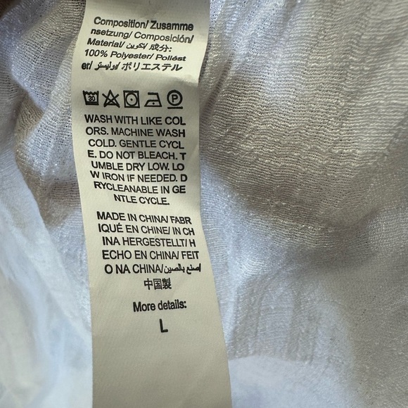 Cover up Women White Long Skirts for Women Cover up Skirt Open  size L <<158>> - Picture 4 of 4